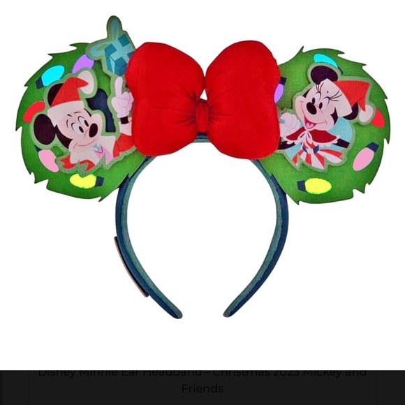 NWT Disney Christmas Light Up Ears - Picture 1 of 4